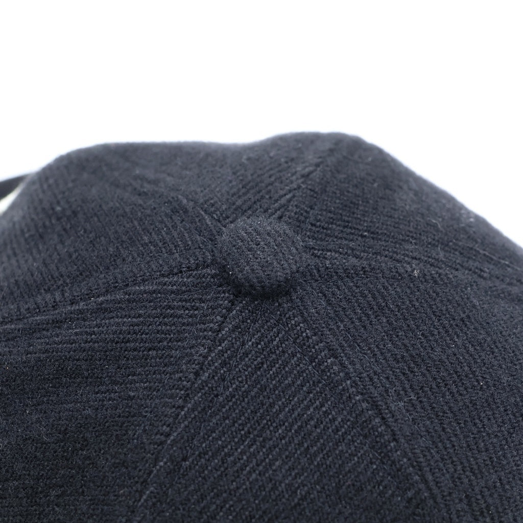 WTAPS(ダブルタップス) 24SS POLY.TWILL.LEAGE WT ベースボールキャップ ブラック 241HCDT-HT04