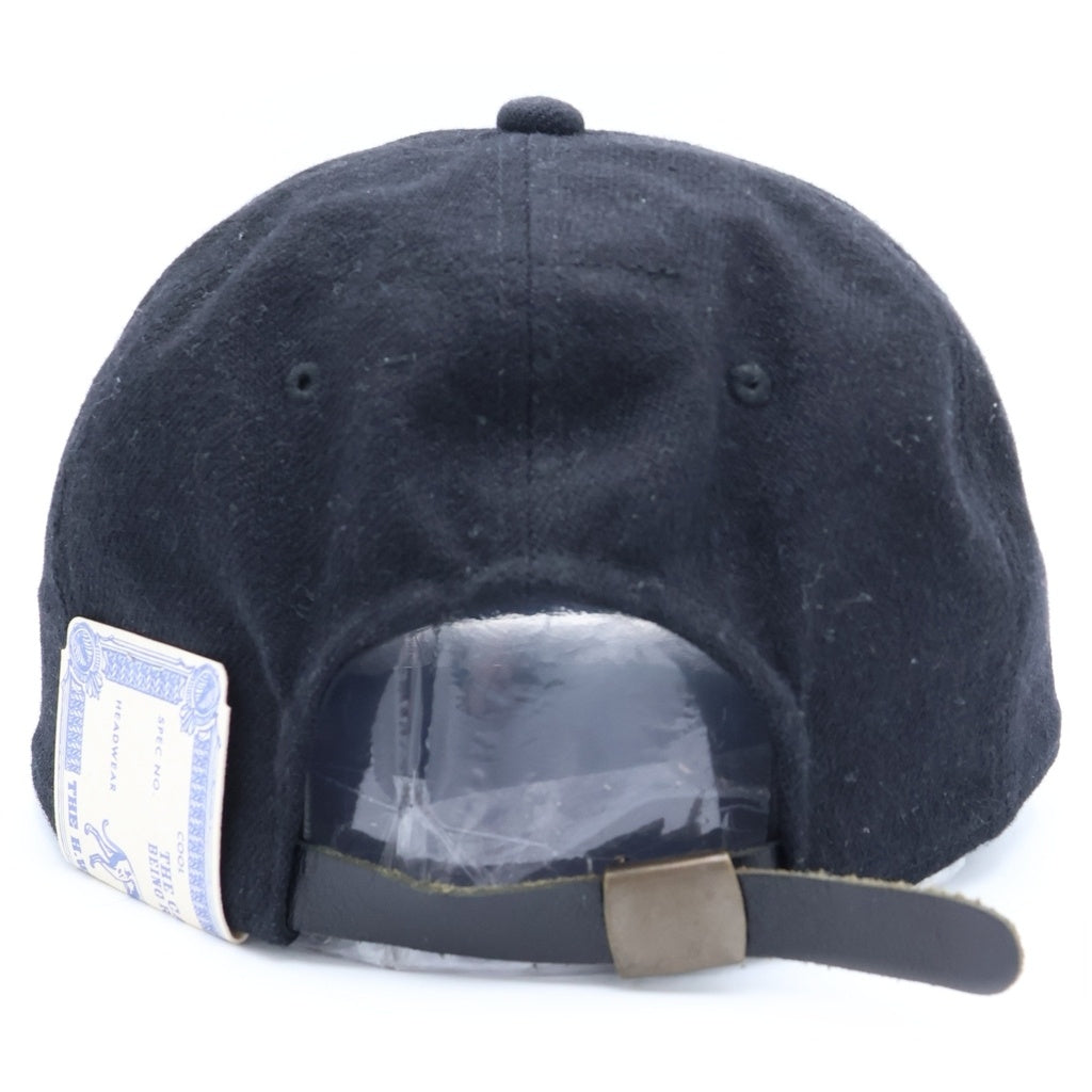 THE H.W.DOG&CO(ドッグアンドコー) BASEBALL CAP ロゴパッチ ベースボールキャップ 帽子 ブラック