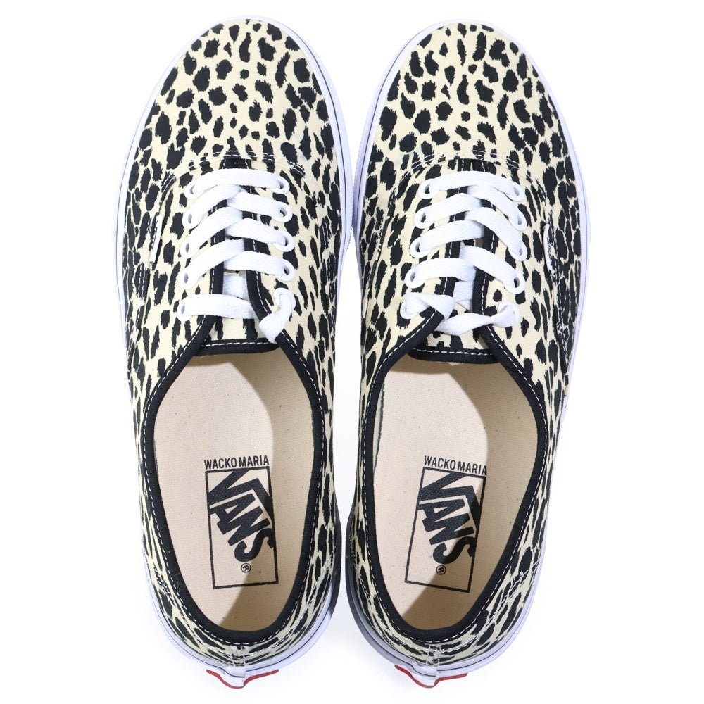 VANS(ヴァンズ) ×WACKOMARIA V44 Authentic ワコマリア V44 オーセンティック レオパード ローカットスニーカーシューズ ベージュ US9/27cm
