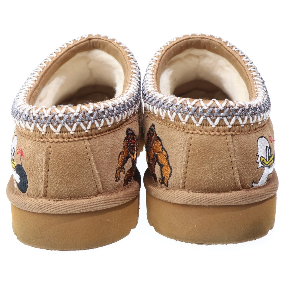 UGG(アグ) ×PALACE TASMAN パレス タスマン 刺繍 スリッパ スリッポン ブラウン