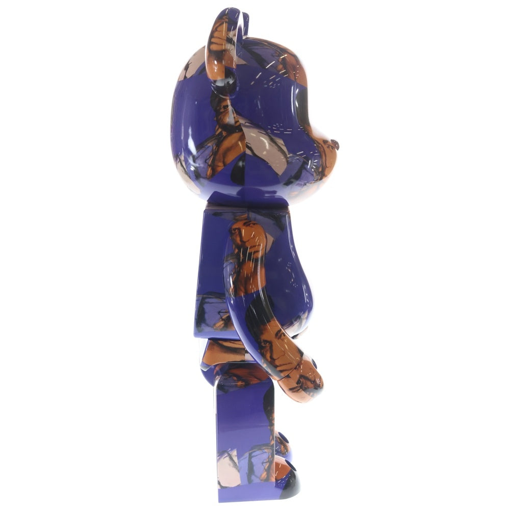 MEDICOM TOY(メディコムトイ) BE@RBRICK Andy Warhol's Muhammad Ali 1000% ベアブリック アンディウォーホル モハメドアリ フィギュア 人形 ブルー