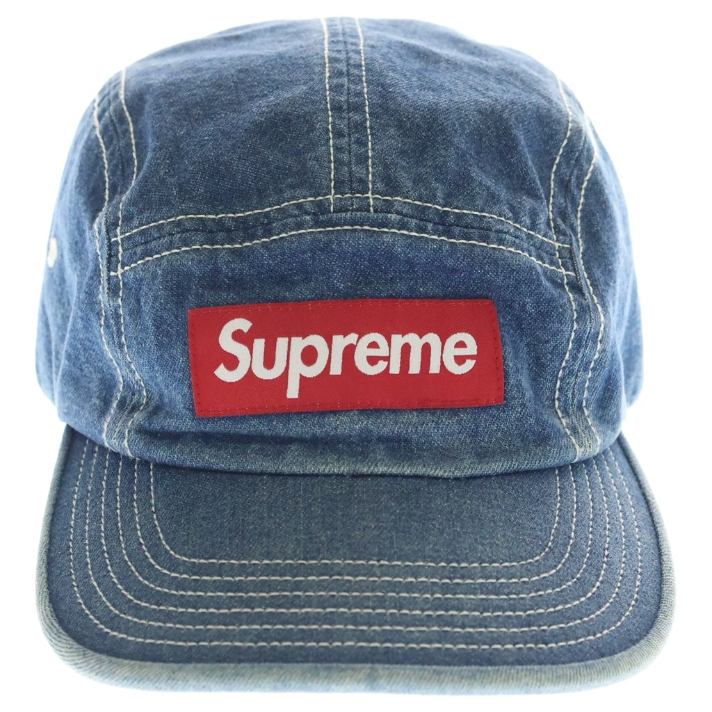 SUPREME(シュプリーム) 21SS Washed Chino Twill Camp Cap キャンプキャップ デニム インディゴ
