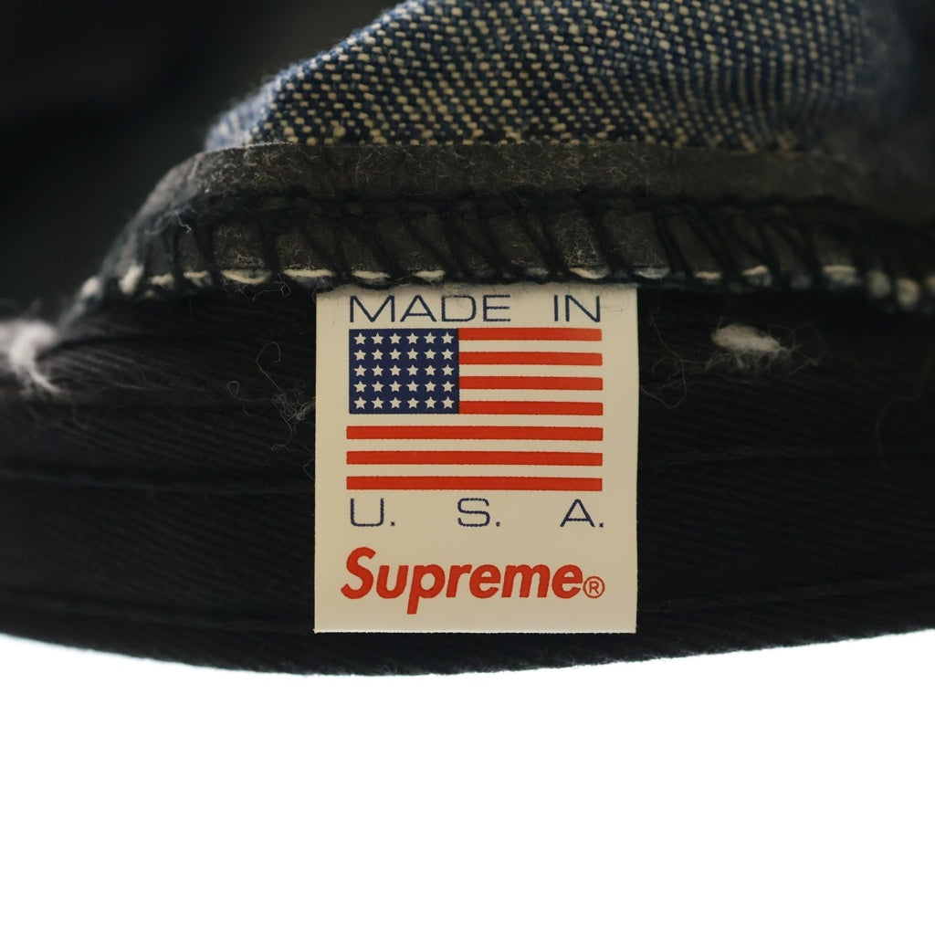 SUPREME(シュプリーム) 21SS Washed Chino Twill Camp Cap キャンプキャップ デニム インディゴ