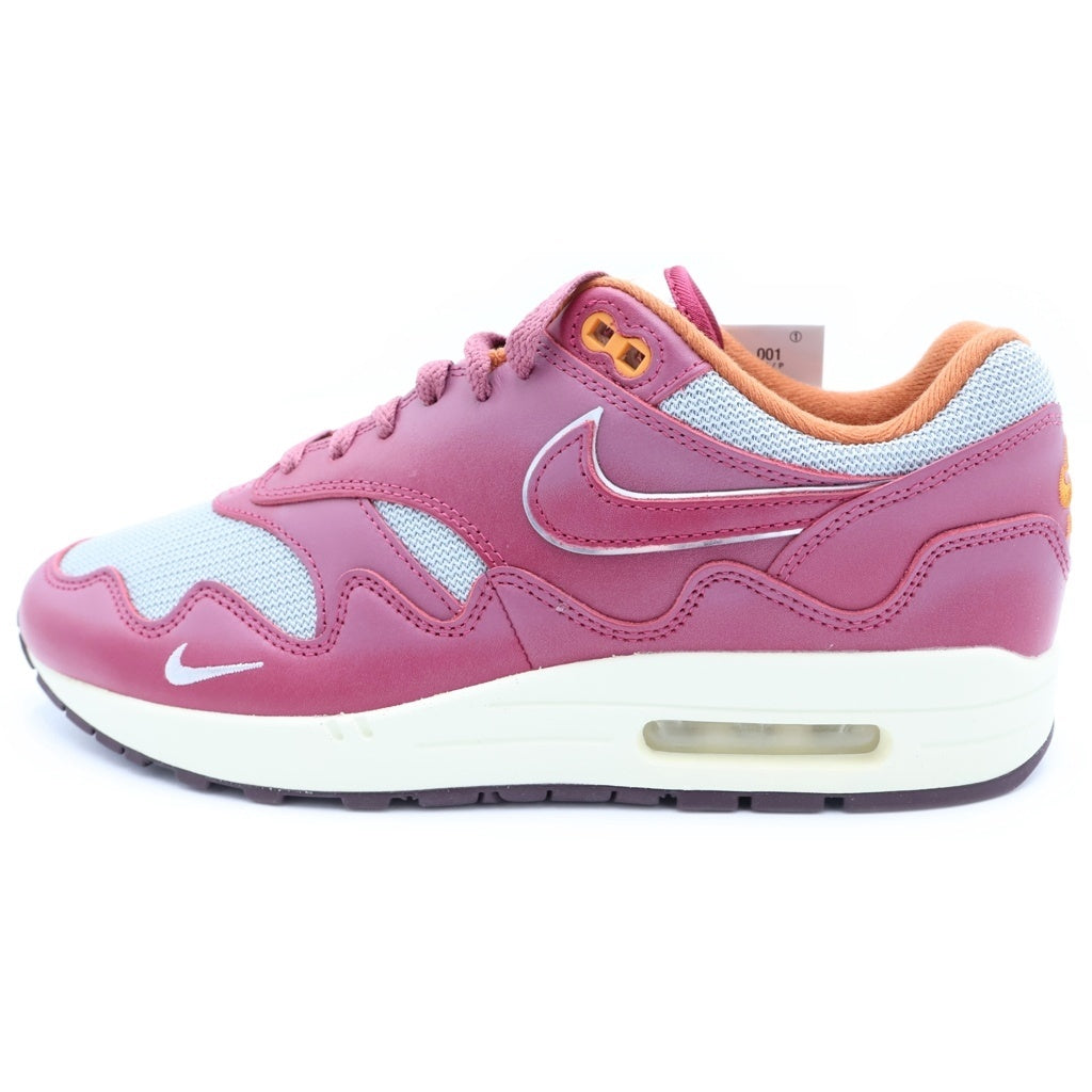 NIKE(ナイキ) ×PATTA AIR MAX 1 NIGHT MAROON パタ エアマックス1 ナイトマルーン ローカットスニーカー パープル US9.5/27.5cm DO9549-001