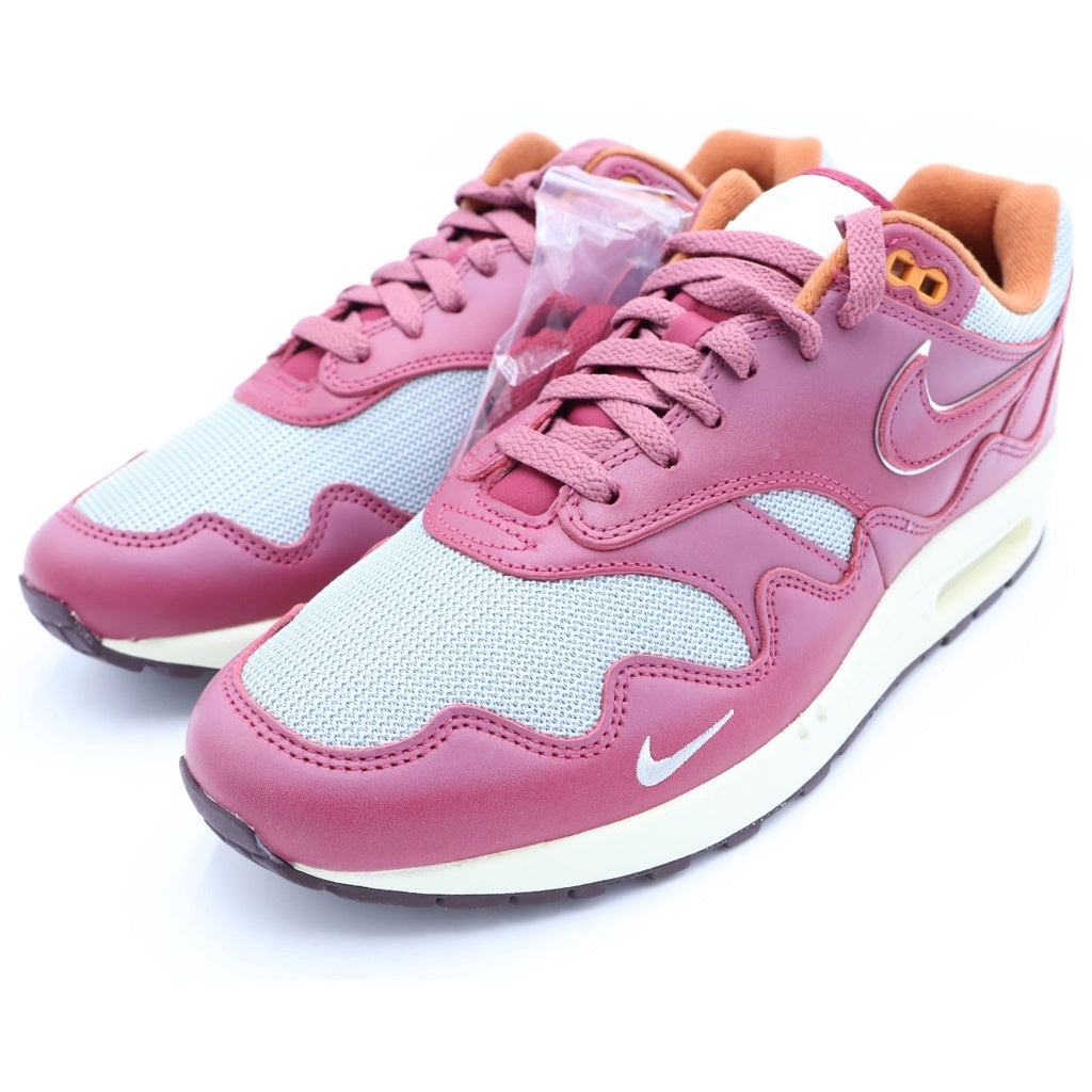 NIKE(ナイキ) ×PATTA AIR MAX 1 NIGHT MAROON パタ エアマックス1 ナイトマルーン ローカットスニーカー パープル US9.5/27.5cm DO9549-001
