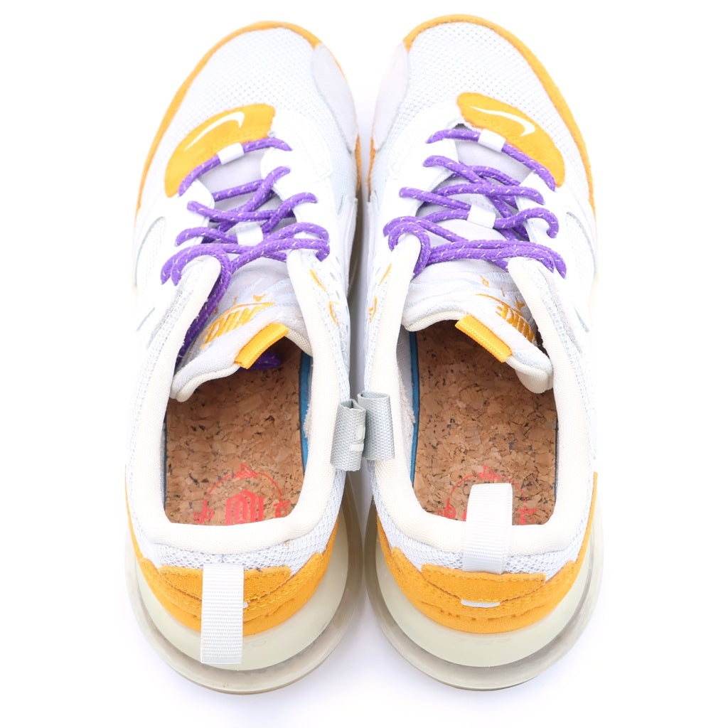 NIKE(ナイキ) ×ODELL BECKHAM JR AIR MAX 720 CANYON GOLD/HYPER GRAPE オデル・ベッカムJR エアマックス720 ローカットスニーカー ホワイト/ブラウン US9/27cm CK2531-001