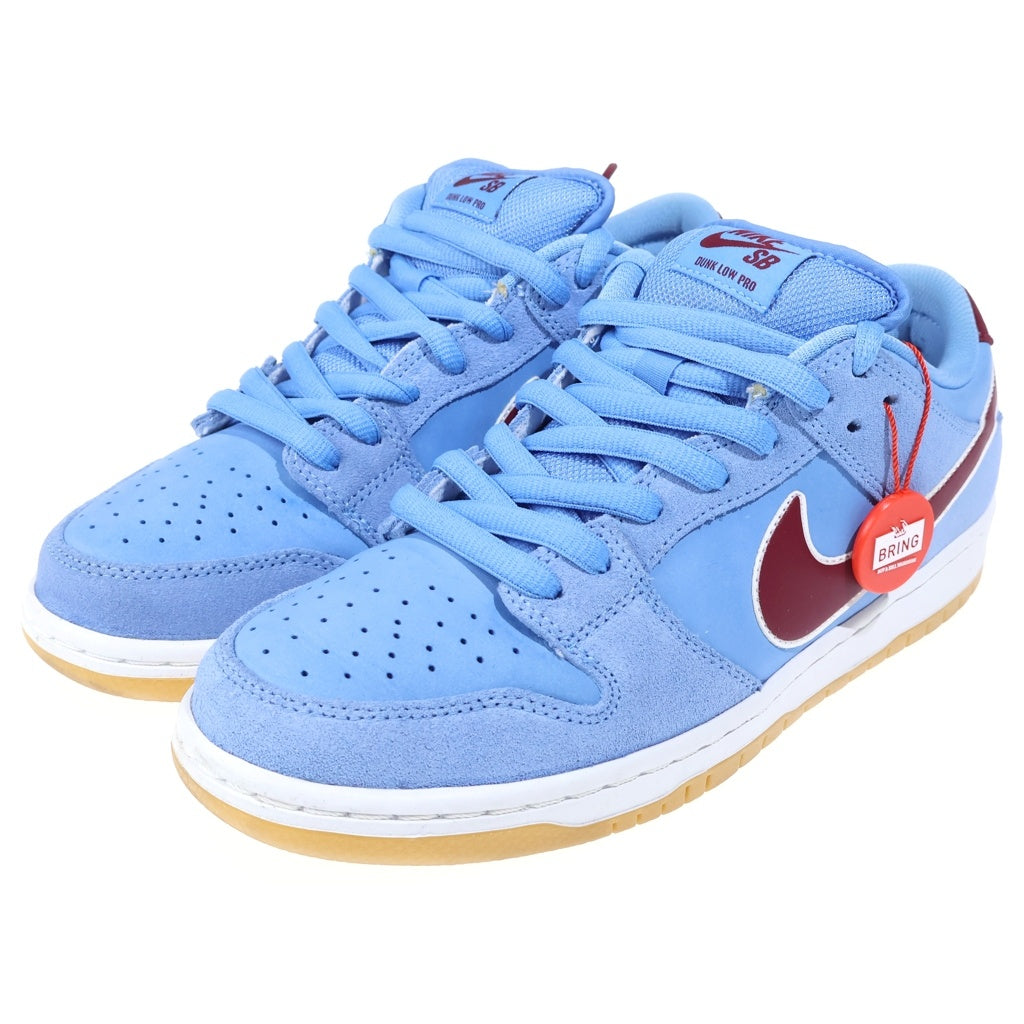 NIKE SB(ナイキエスビー) DUNK LOW PRO PHILADELPHIA PHILLIES DQ4040-400 ダンクロー プロ フィラデルフィアフィリーズ ローカットスニーカー ブルー US8.5/26.5cm