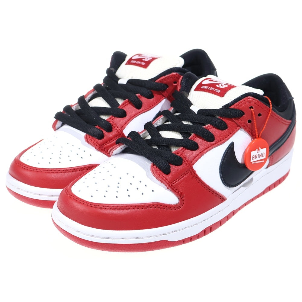 NIKE SB(ナイキエスビー) DUNK LOW PRO J-Pack Chicago BQ6817-600 ダンク ジェーパックシカゴ ローカットスニーカー レッド/ホワイト/ブラック US8.5/26.5cm