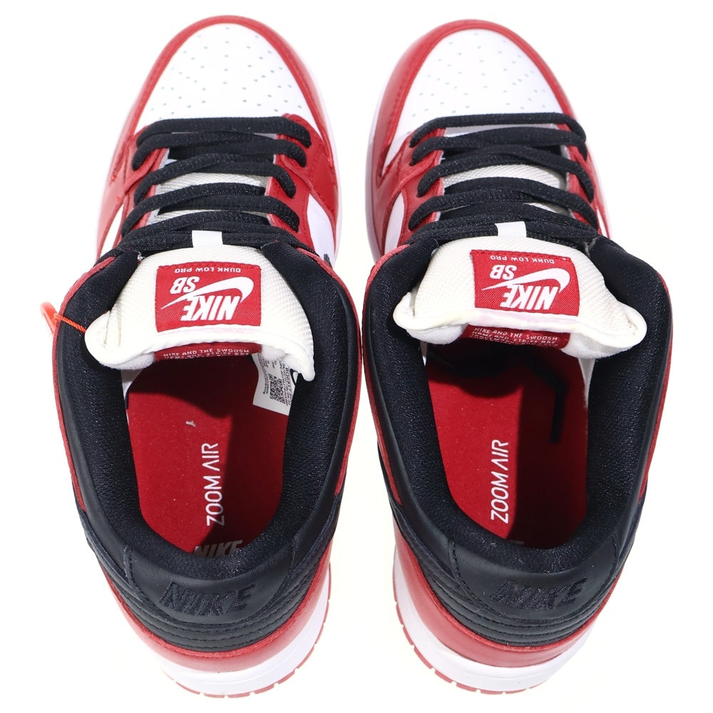 NIKE SB(ナイキエスビー) DUNK LOW PRO J-Pack Chicago BQ6817-600 ダンク ジェーパックシカゴ ローカットスニーカー レッド/ホワイト/ブラック US8.5/26.5cm