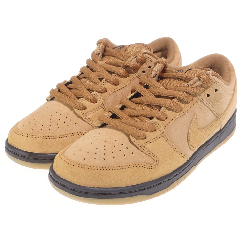 NIKE SB(ナイキエスビー) DUNK LOW PRO WHEAT MOCHA BQ6817-204 ダンクロー プロ ウィートモカ ローカットスニーカー ブラウン US8.5/26.5cm
