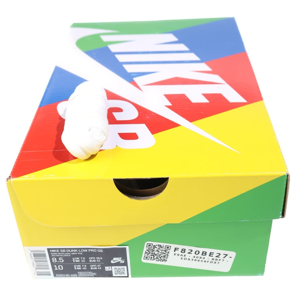 NIKE SB(ナイキエスビー) FLY STREETWEAR DUNK LOW GARDENIA DQ5130-400 フライストリートウェア ダンク ガーデニア ローカットスニーカー ブルー/ホワイト US8.5/26.5cm