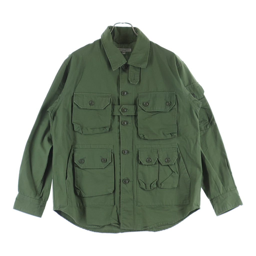 Engineered Garments(エンジニアド ガーメンツ) Explorer Shirt Jacket マルチポケット エクスプローラーシャツジャケット ミリタリー 長袖シャツ カーキ