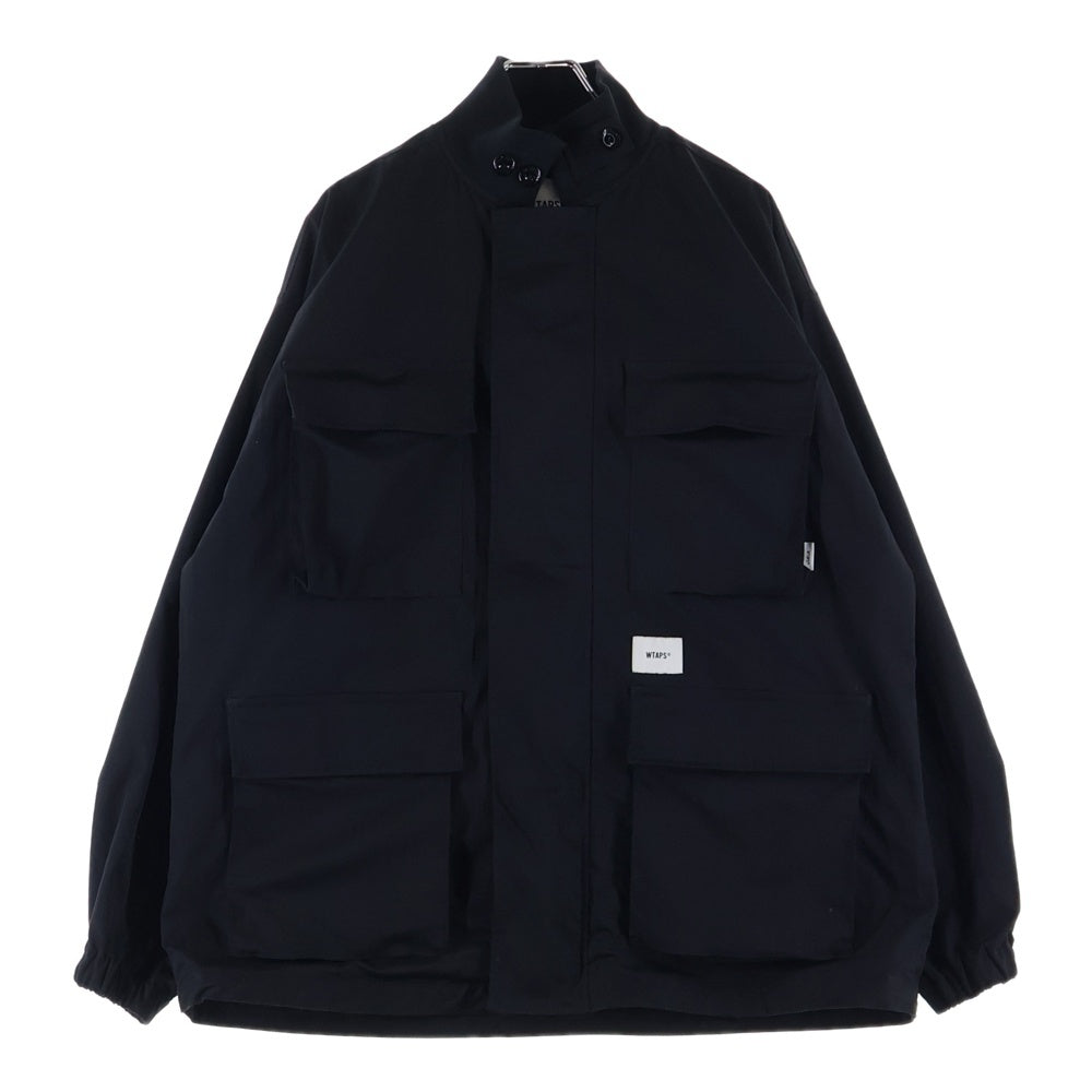 WTAPS(ダブルタップス) 18AW FELICIA/JACKET.POLY.TWILL フェリシア ポリエステルツイル ミリタリー ジャケット ブラック 182BRDT-JKM06