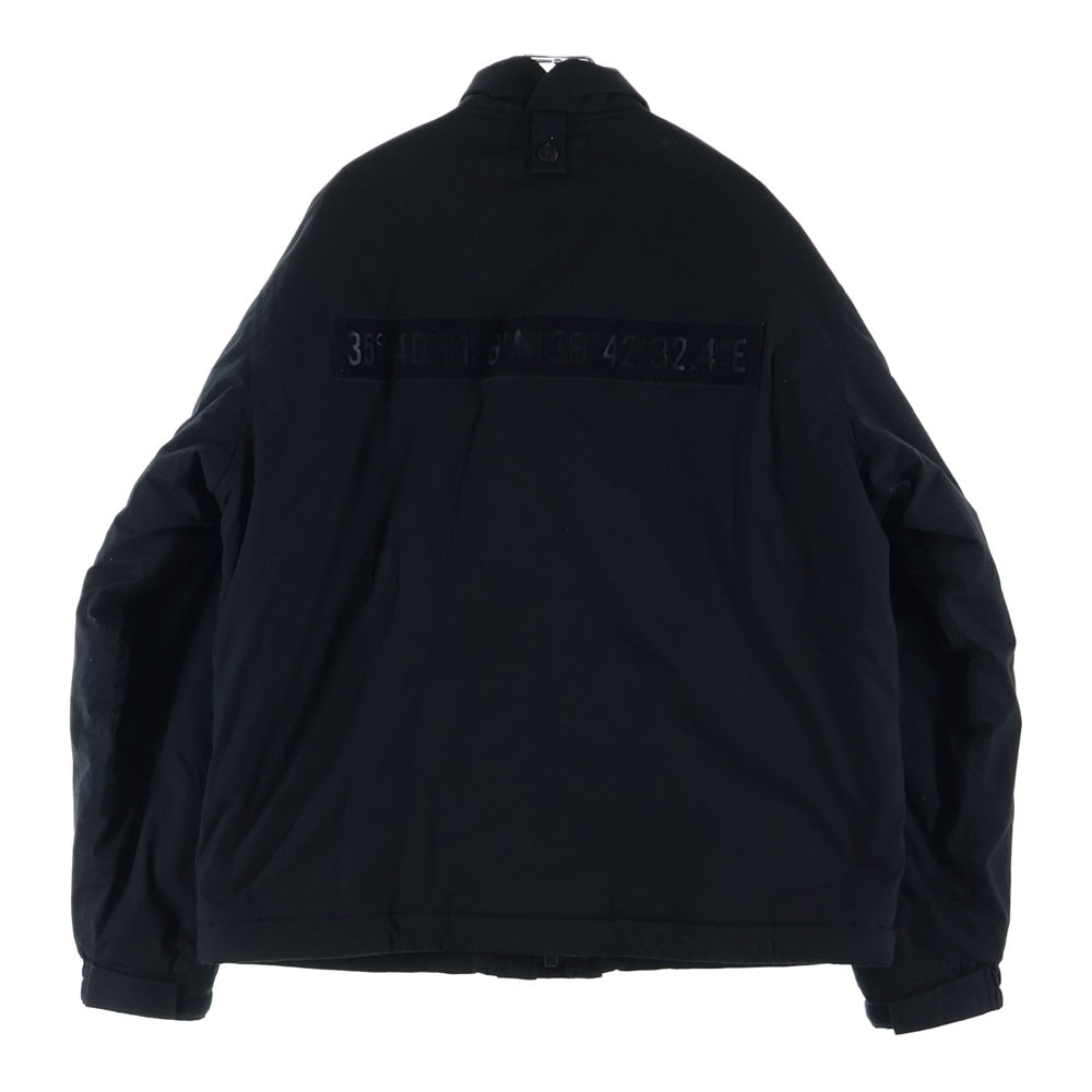 WTAPS(ダブルタップス) 19AW MC/JACKET.COPO.TAFFETA コットン ポリエステル タフタ ミリタリー 中綿 ジャケット ブラック 192WVDT-JKM04