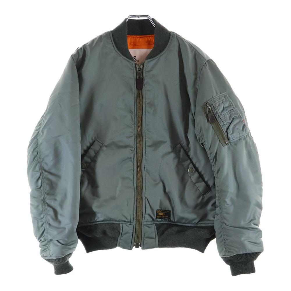 WTAPS(ダブルタップス) 14AW MA-1 ナイロン フライトジャケット カーキ 142GWDT-JKM04