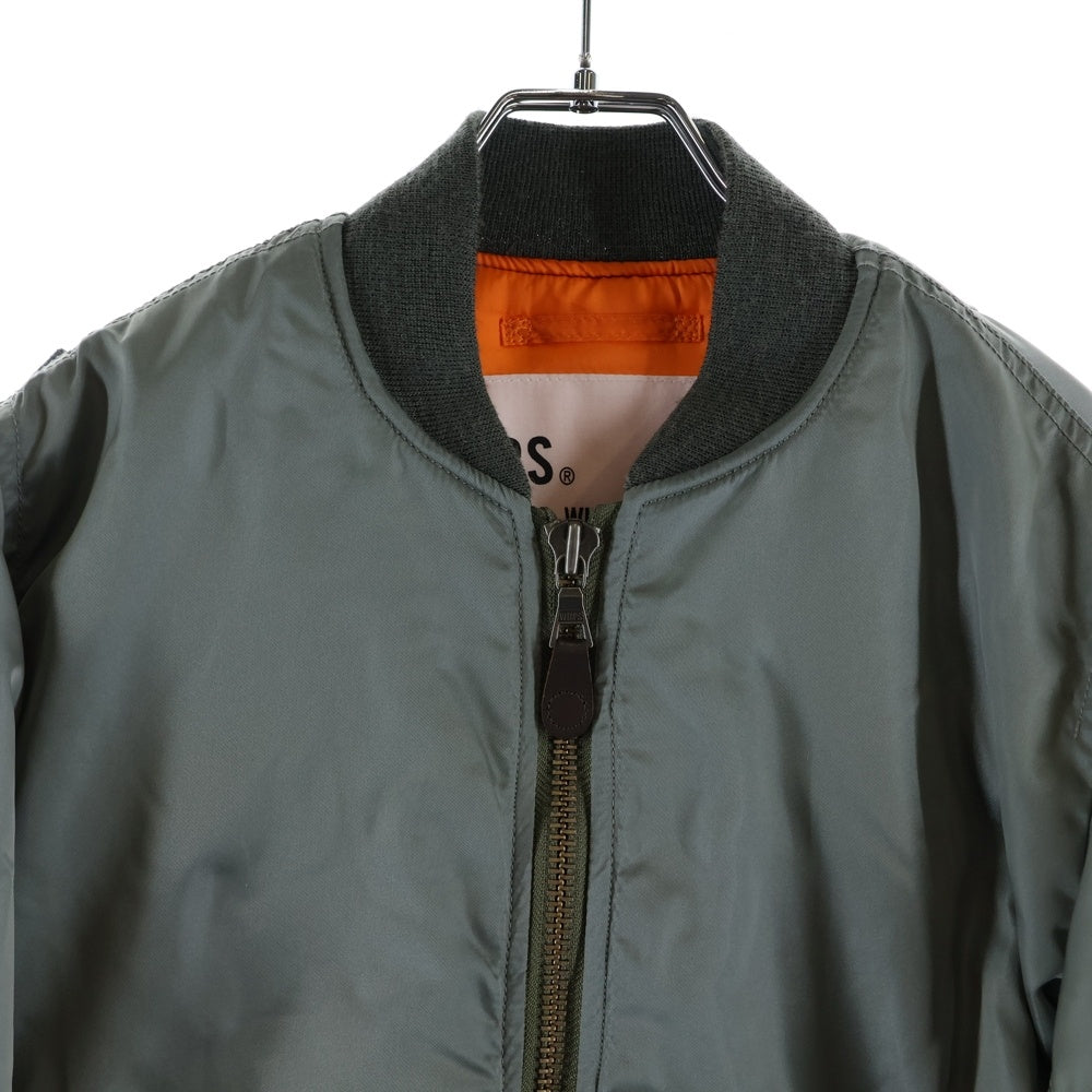 WTAPS(ダブルタップス) 14AW MA-1 ナイロン フライトジャケット カーキ 142GWDT-JKM04