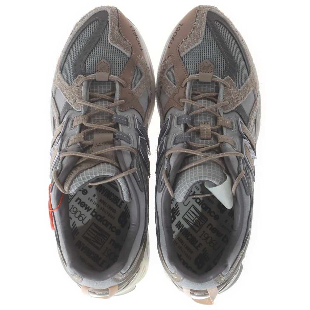 New Balance(ニューバランス) M1906NIH ×INVINCIBLE ×N.HOOLYWOOD 1906U インヴィンシブル エヌハリウッド メッシュ レザー ローカットスニーカー グレー US8.5/26.5cm