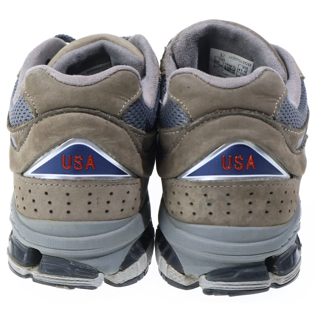 New Balance(ニューバランス) MR2002CU USA製 メッシュ ローカットスニーカー グレー US8/26cm