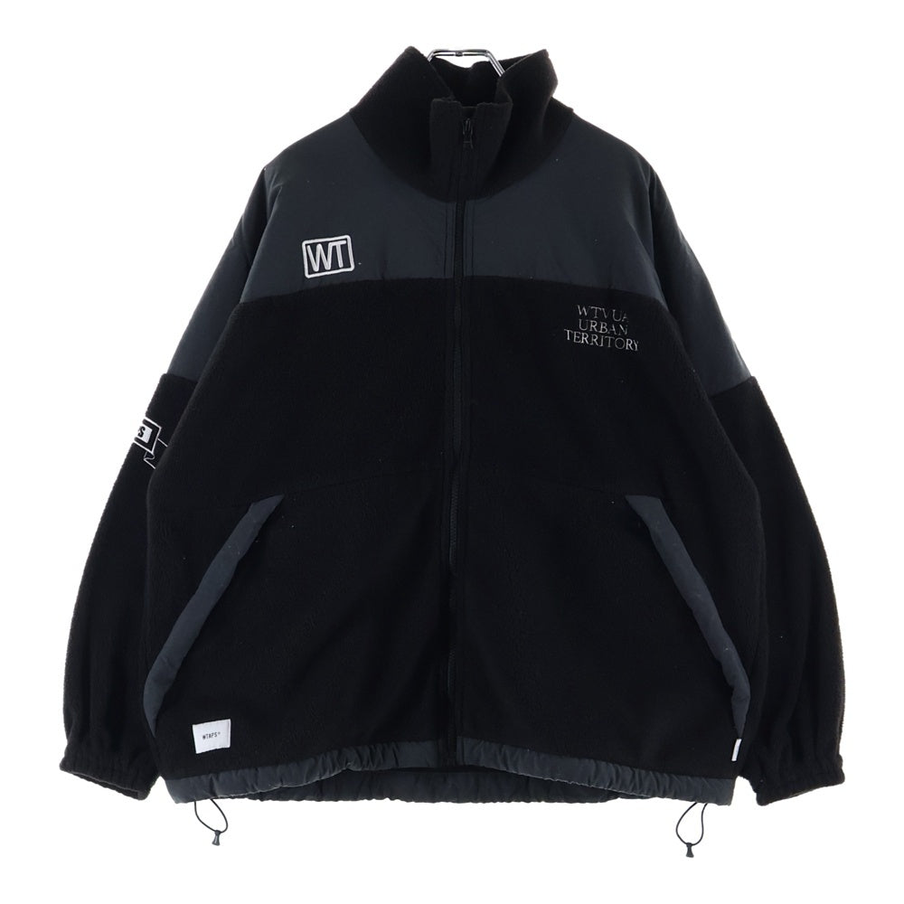 WTAPS(ダブルタップス) 19AW FORESTER /JACKET. POLY ポリエステル フォレスター フリース ジャケット ブラック 192ATDT-CSM30