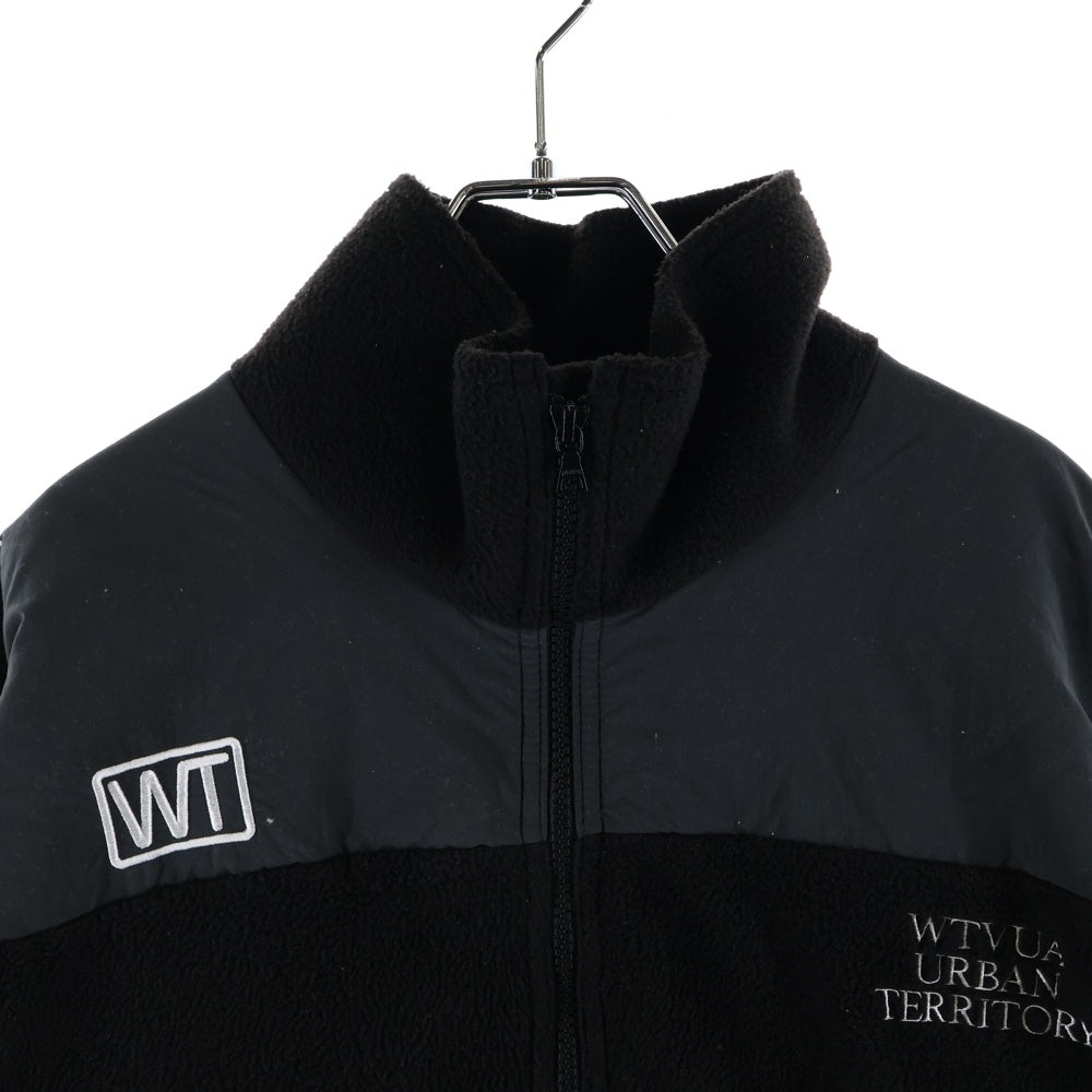 WTAPS(ダブルタップス) 19AW FORESTER /JACKET. POLY ポリエステル フォレスター フリース ジャケット ブラック 192ATDT-CSM30