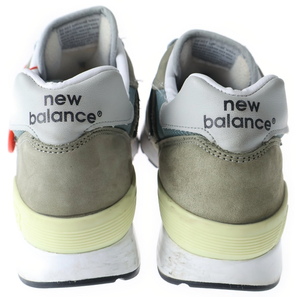 New Balance(ニューバランス) M1300JP3 ヌバックレザー メッシュ ローカットスニーカー グレー/ブルー US7/25cm
