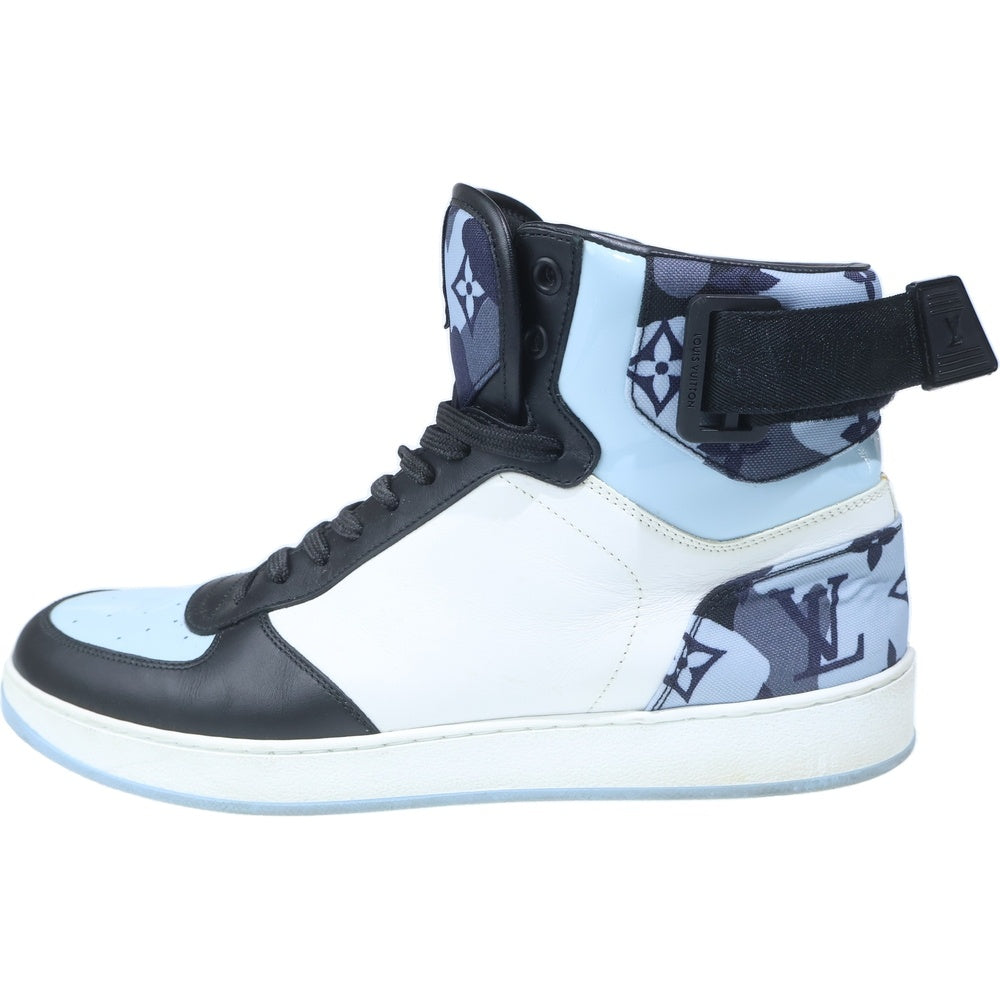 LOUIS VUITTON(ルイヴィトン) リヴォリ ライン ハイカットスニーカー シューズ ブルー/ホワイト 7 1/2 MS0250