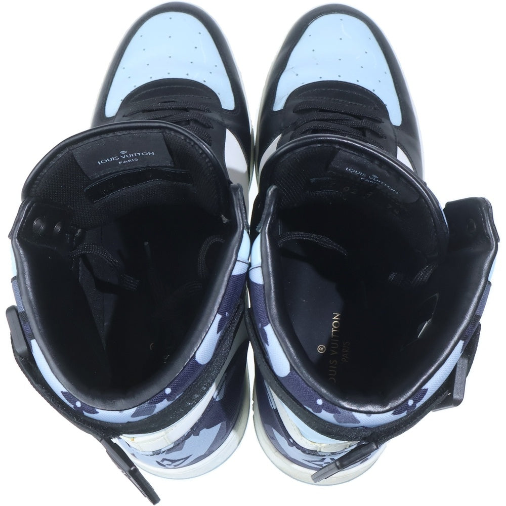 LOUIS VUITTON(ルイヴィトン) リヴォリ ライン ハイカットスニーカー シューズ ブルー/ホワイト 7 1/2 MS0250