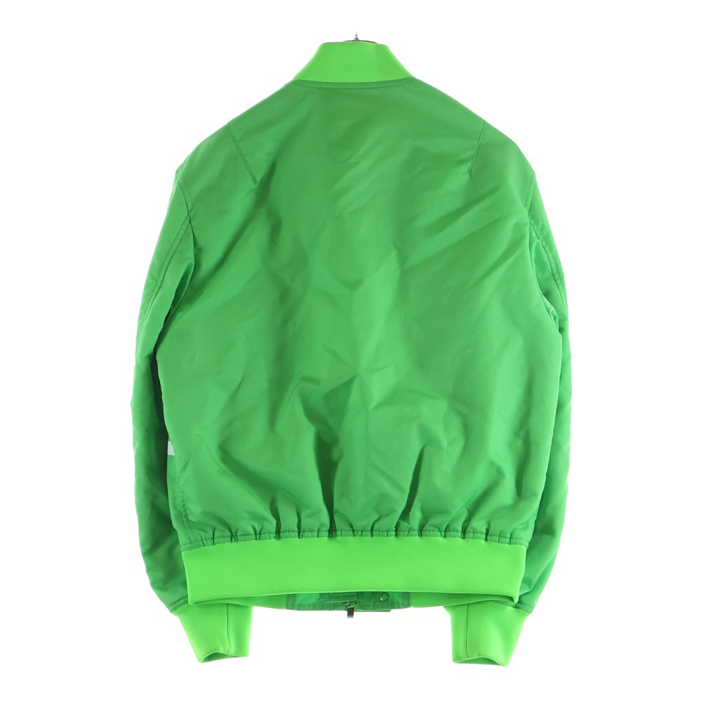 VALENTINO(ヴァレンティノ) 19AW Bomber Jacket with VLogo Print Vロゴ ボンバージャケット MA-1 ブルゾン グリーン UV3CIF156G9