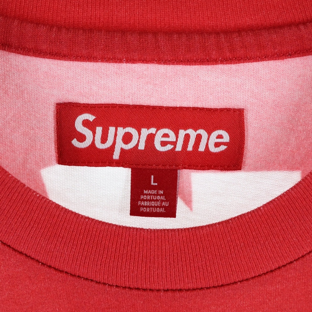 SUPREME(シュプリーム) 23AW Split S/S Top スプリット クルーネック 半袖Tシャツカットソー レッド/グリーン