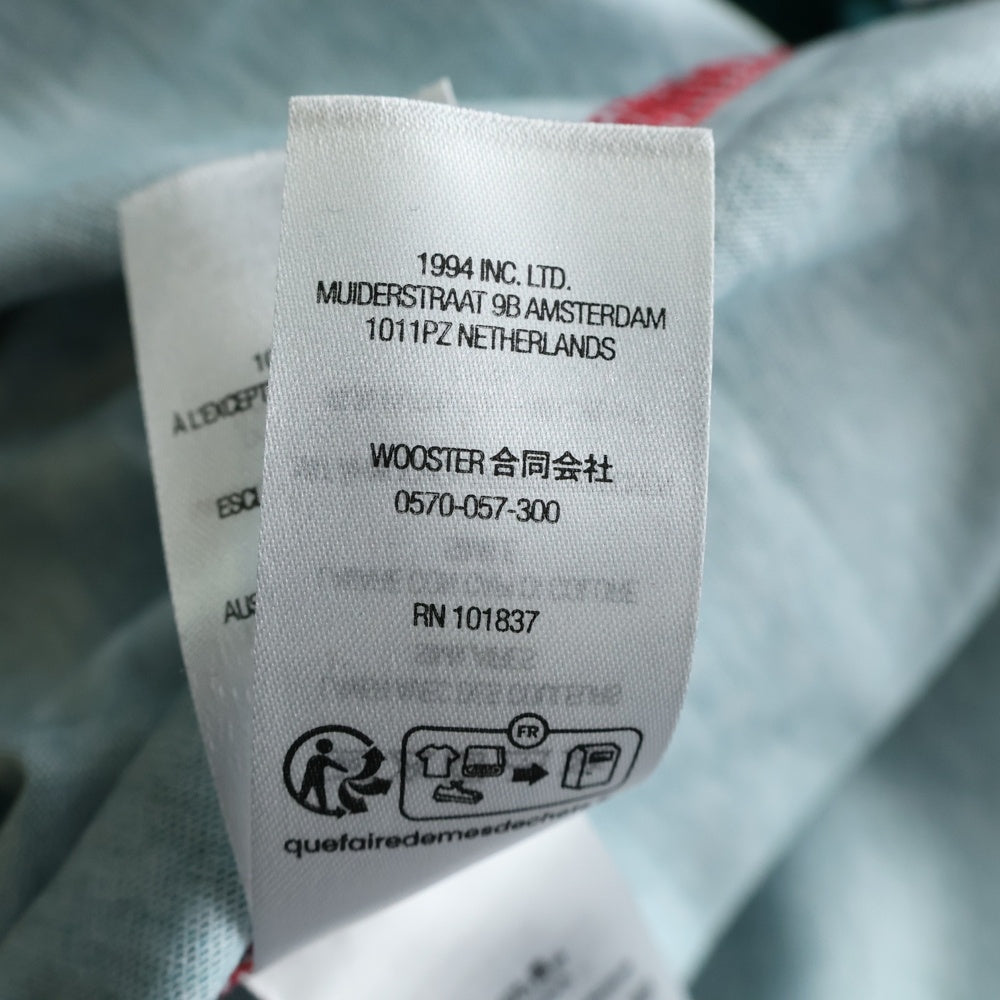 SUPREME(シュプリーム) 23AW Split S/S Top スプリット クルーネック 半袖Tシャツカットソー レッド/グリーン