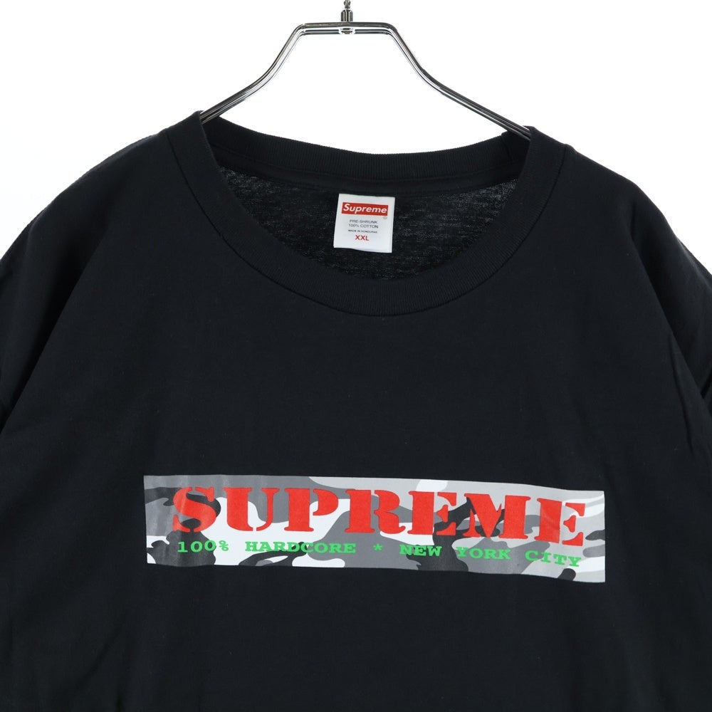 SUPREME(シュプリーム) 25SS Hardcore Tee ハードコア クルーネック 半袖Tシャツカットソー ブラック