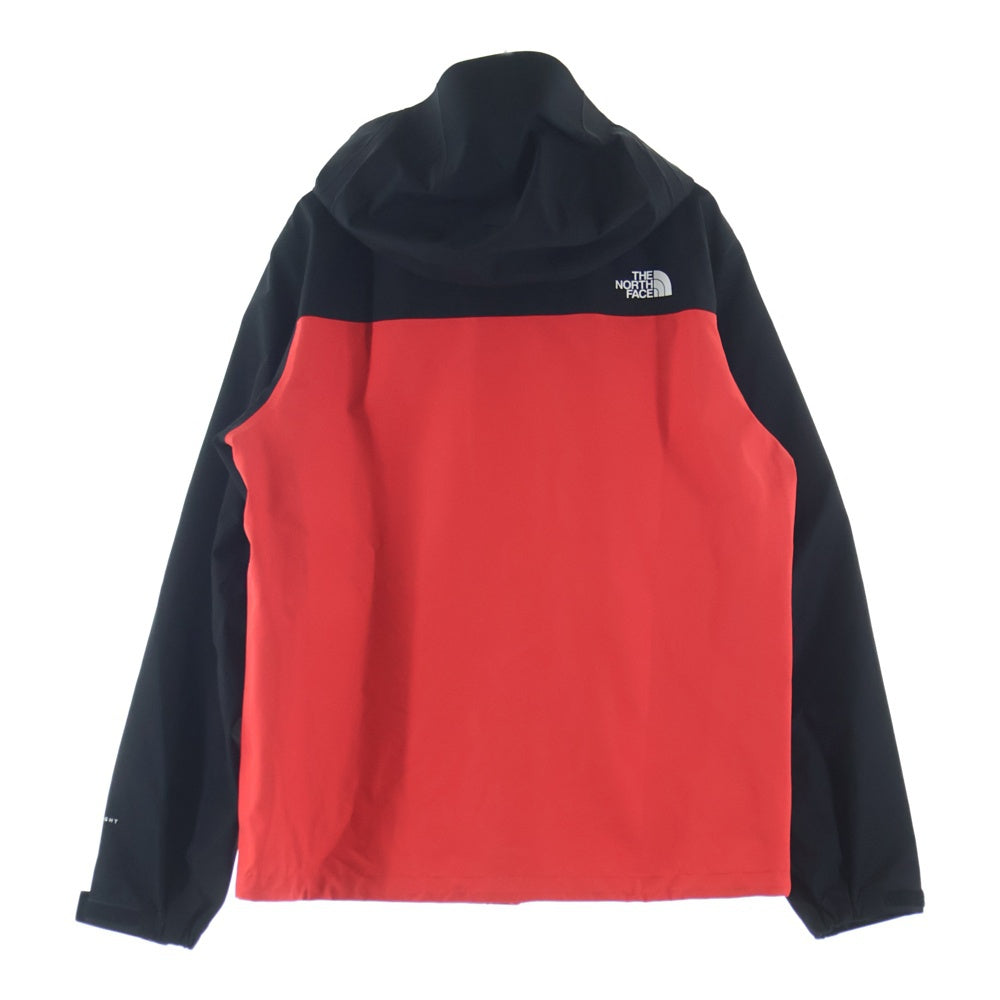 THE NORTH FACE(ザノースフェイス) FL DRIZZLE JACKET_FL ドリズル ジップアップ ナイロン ジャケット レッド/ブラック NP12114
