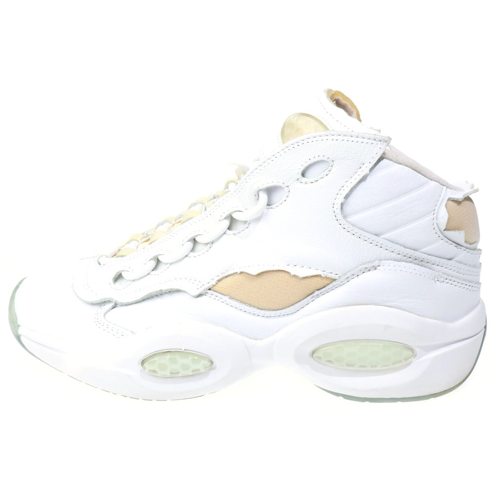 Maison Martin Margiela(メゾンマルタンマルジェラ) ×Reebok リーボック クエスチョンミッド メモリーオブバスケットボール ミッドカットスニーカー ホワイト US10.5/28.5cm GW5000