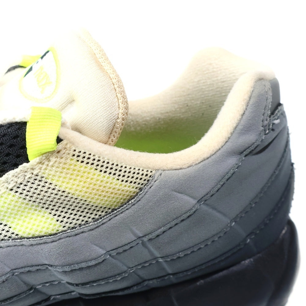 NIKE(ナイキ) AIR MAX 95 OG Neon Yellow エアマックス ネオンイエロー ローカットスニーカー グレー/イエロー US10.5/28.5cm CT1689-001
