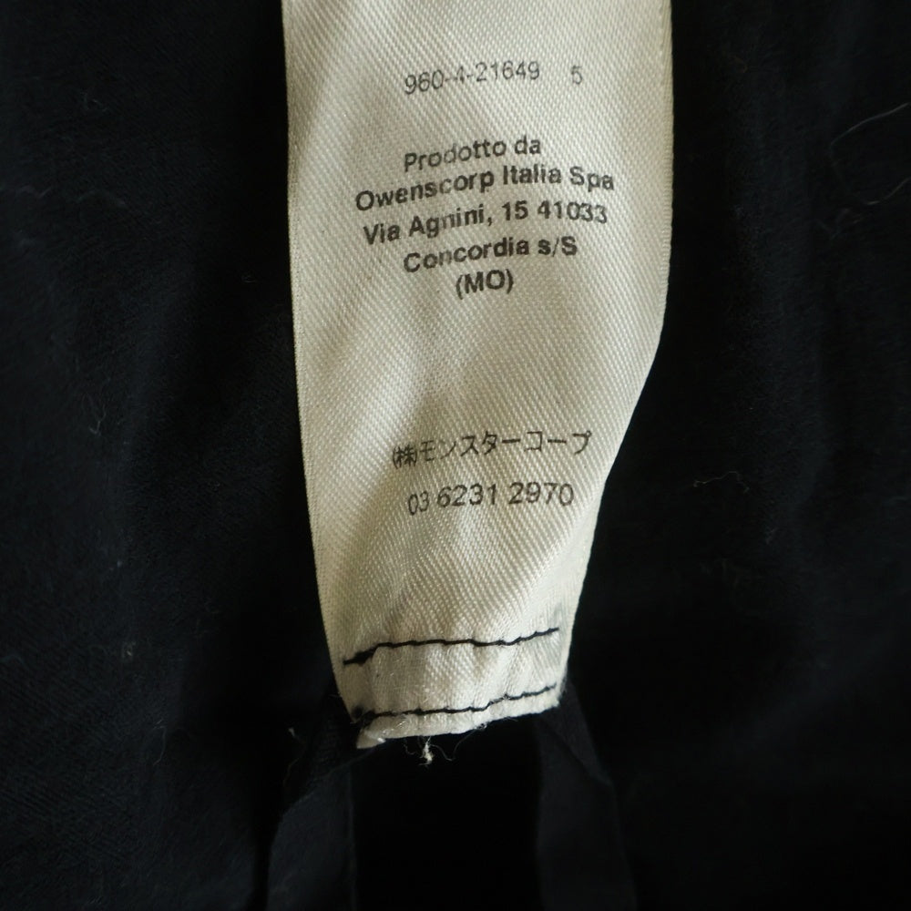 DRKSHDW(ダークシャドウ) Pullover Lightweight Hoodie コットン ライトウェイト プルオーバー フーディー パーカー ブラック DU01C6285-RN