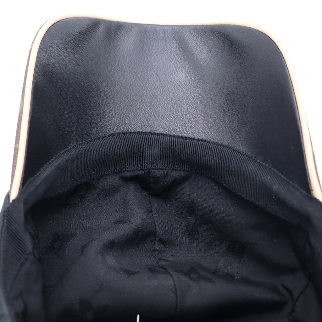 LOUIS VUITTON(ルイヴィトン) LV ゲットレディー モノグラム ベースボールキャップ 帽子 ブラック/ブラウン M76529 AL1220