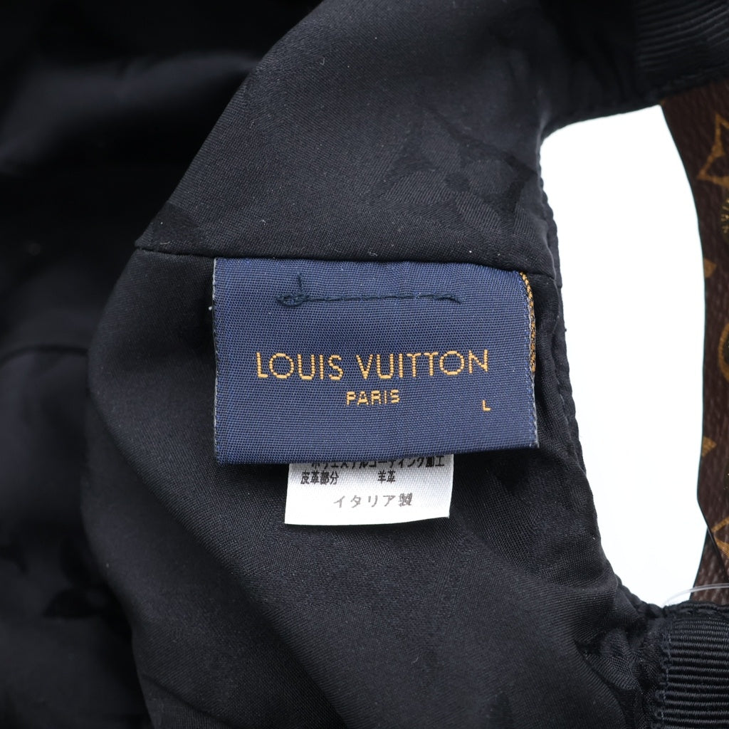 LOUIS VUITTON(ルイヴィトン) LV ゲットレディー モノグラム ベースボールキャップ 帽子 ブラック/ブラウン M76529 AL1220
