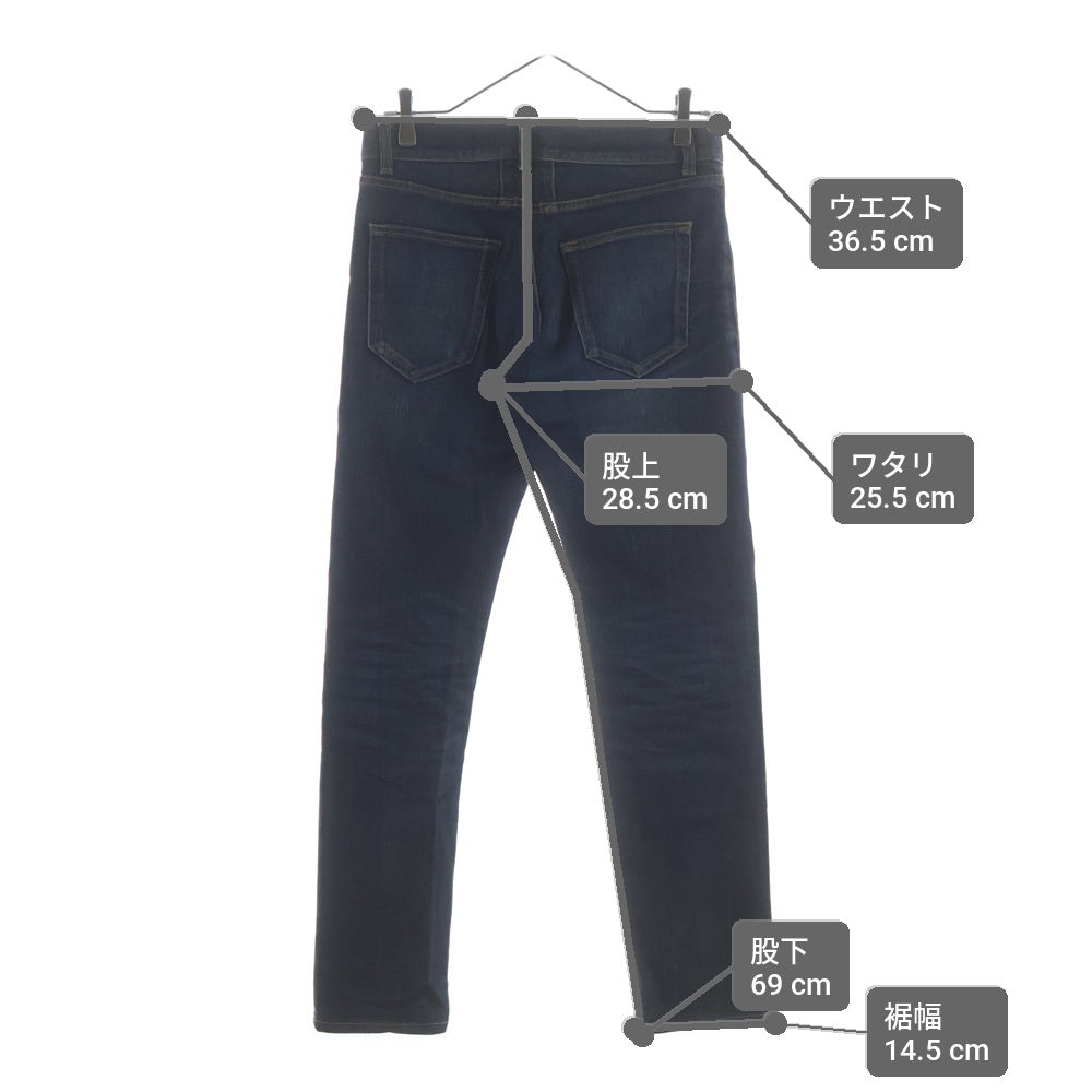 SAINT LAURENT PARIS(サンローランパリ) 13SS エディ期 ウォッシュ加工 スキニーパンツ デニムパンツ インディゴ 321821 YV085