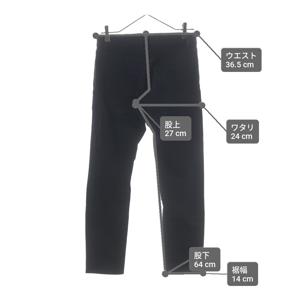 SAINT LAURENT PARIS(サンローランパリ) 18SS スキニーパンツ デニムパンツ ブラック 504706 YG869