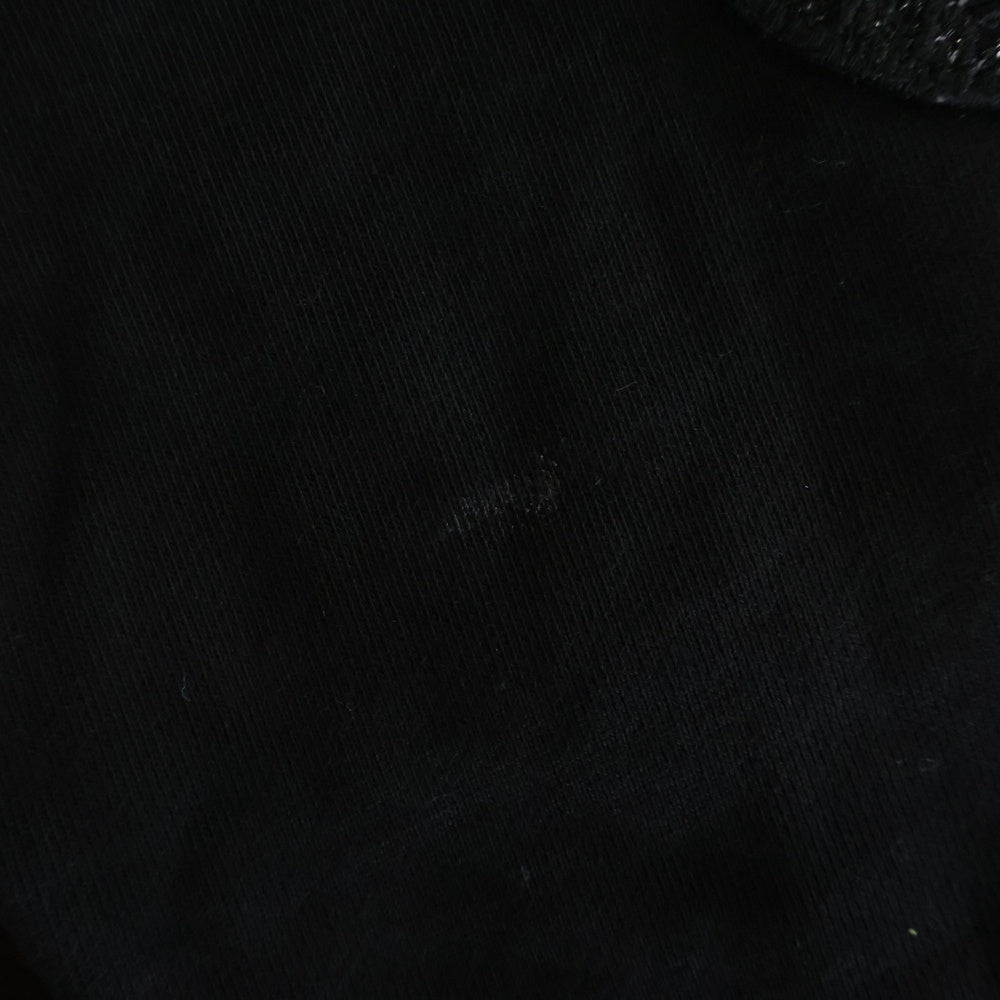 AMIRI(アミリ) Glitter Snake Hoodie グリッター ロゴ刺繍 スネーク スウェット プルオーバーパーカー ブラック