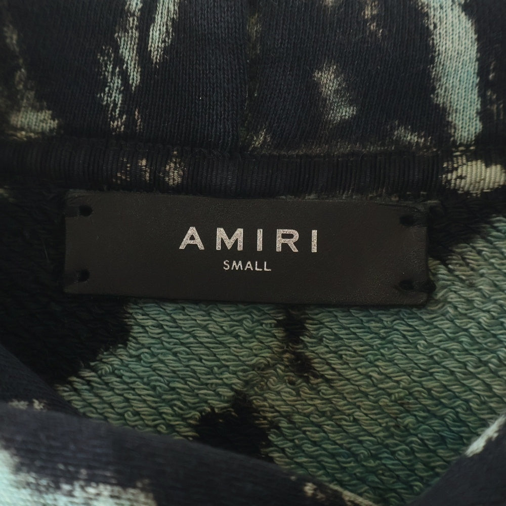 AMIRI(アミリ) Rainbow Tie Dye Hoodie タイダイ スウェット プルオーバーパーカー ブラック/マルチ