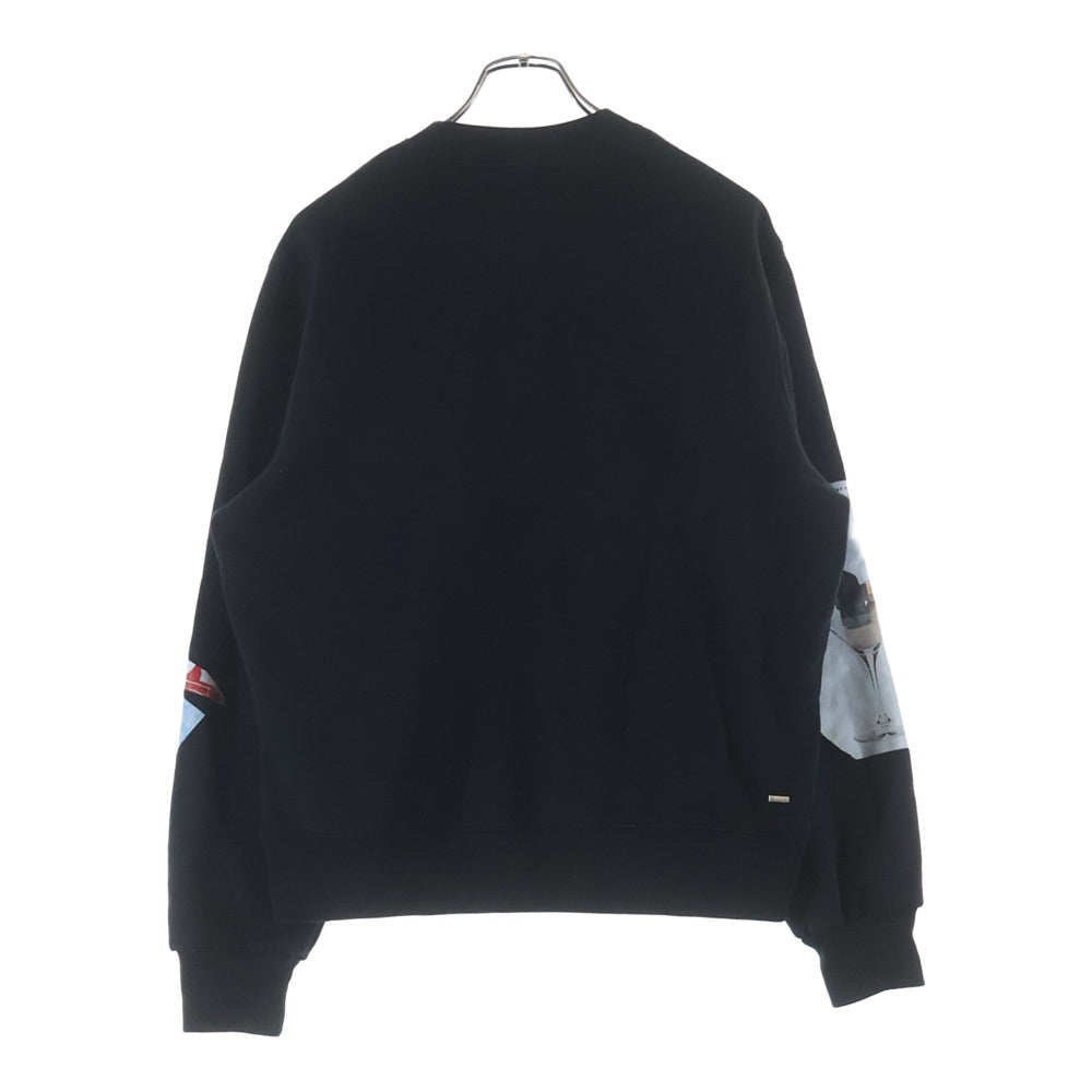 AMIRI(アミリ) 21AW PLAYBOY MAGAZINE Crewneck Sweatshirt プレイボーイマガジン プリント クルーネック スウェットトレーナー ブラック