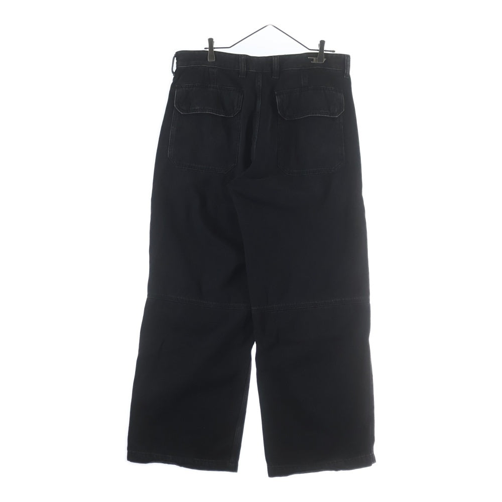 DIESEL(ディーゼル) D-SHIFT ダブルニー ワイド デニムパンツ ブラック A17295