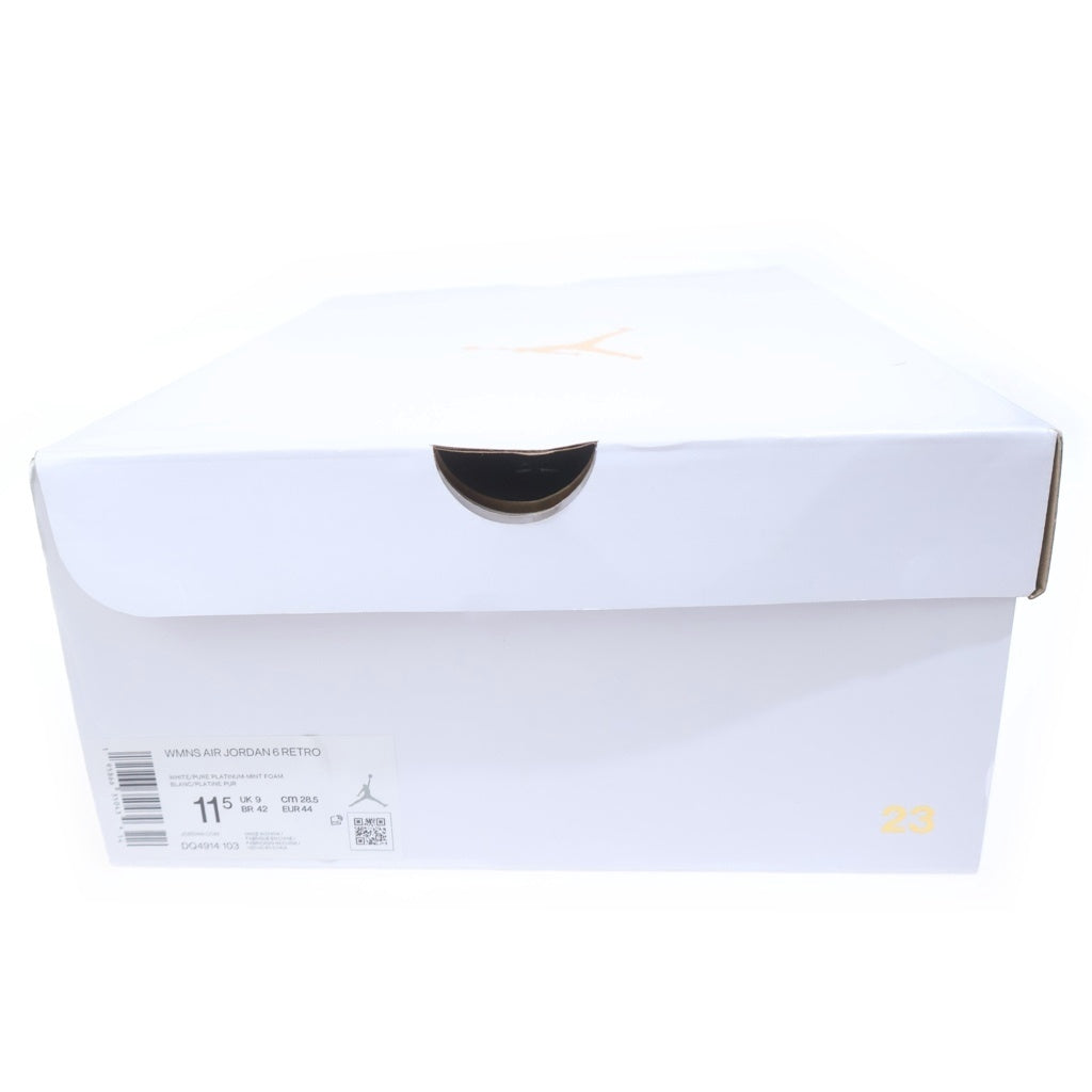 NIKE(ナイキ) AIR JORDAN 6 MINT FOAM エアジョーダン6 ミントフォーム ハイカットスニーカー ホワイト US11.5/28.5cm DQ4914-103