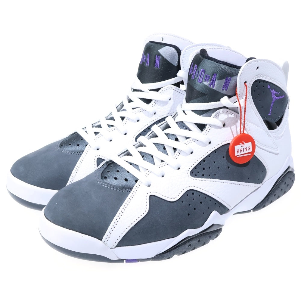 NIKE(ナイキ) AIR JORDAN 7 RETRO FLINT エアジョーダン7 フリント ハイカットスニーカー ホワイト/グレー US10/28cm CU9307-100