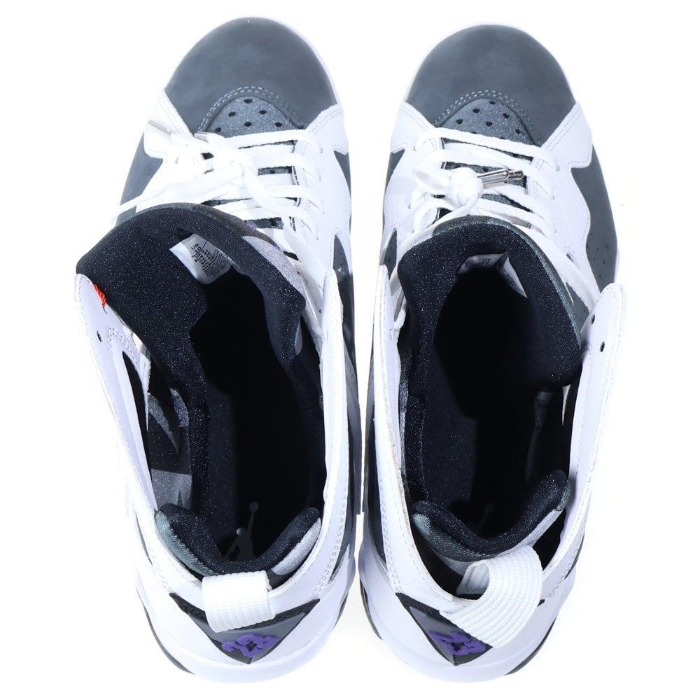 NIKE(ナイキ) AIR JORDAN 7 RETRO FLINT エアジョーダン7 フリント ハイカットスニーカー ホワイト/グレー US10/28cm CU9307-100