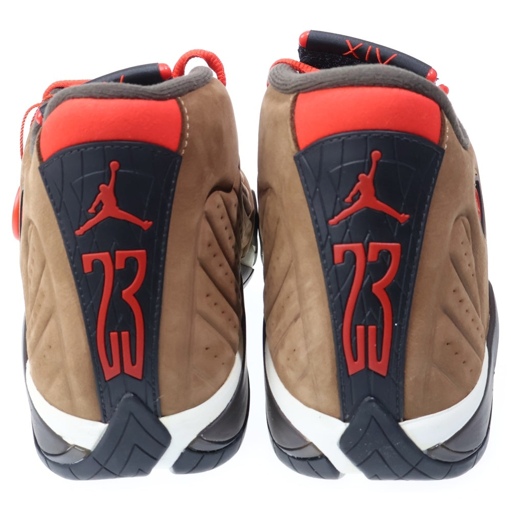 NIKE(ナイキ) AIR JORDAN 14 Winterized エアジョーダン14 ウィンターライズド レースアップミッドカットスニーカー ブラウン US10.5/28.5cm DO9406-200