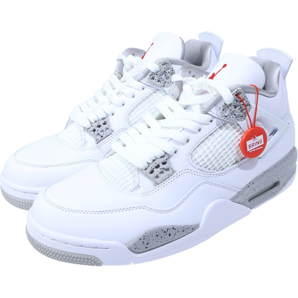 NIKE(ナイキ) AIR JORDAN 4 RETRO エアジョーダン 4 レトロ ハイカットスニーカー ホワイト US10.5/28.5cm CT8527-100