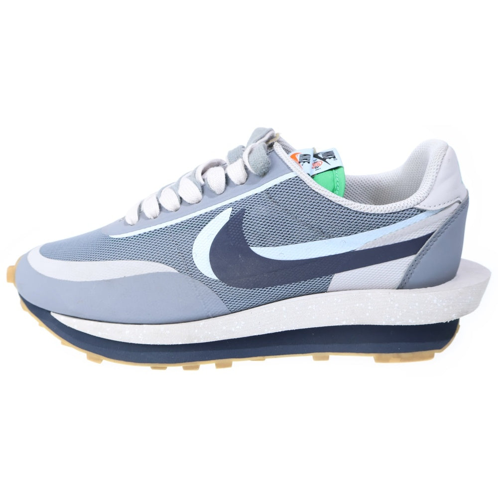 NIKE(ナイキ) ×Sacai ×CLOT LD WAFFLE GREY OBSIDIAN サカイ クロット エルディーワッフル グレーオブシディアン ローカットスニーカー グレー US10/28cm DH3114-001