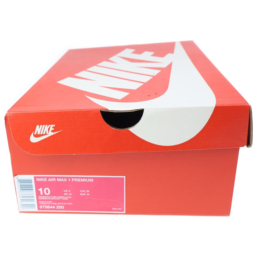 NIKE(ナイキ) AIR MAX 1 PREMIUM RIDGEROCK エアマックスプレミアム ローカットスニーカー シューズ ブラウン US10/28cm 875844-200